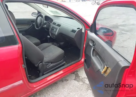 2006 Ford Focus Zx3 z USA, uszkodzony, nr VIN 1FAFP31NX6W257471